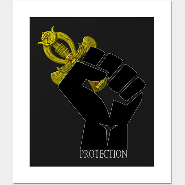 Protection (white) Wall Art by dahJah